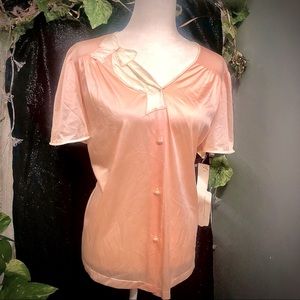 NWT Vintage Vanity Fair Satin Night shirt lingerie